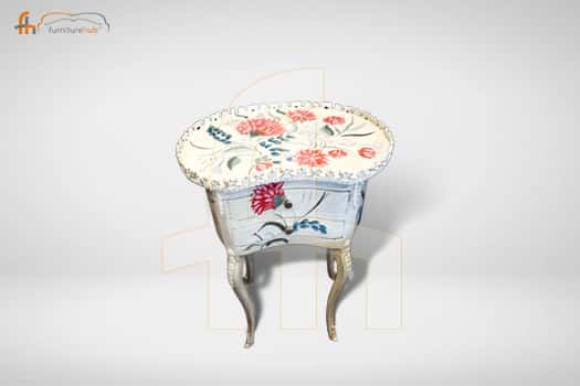 FH-5486 Kidney Table (Chock White)