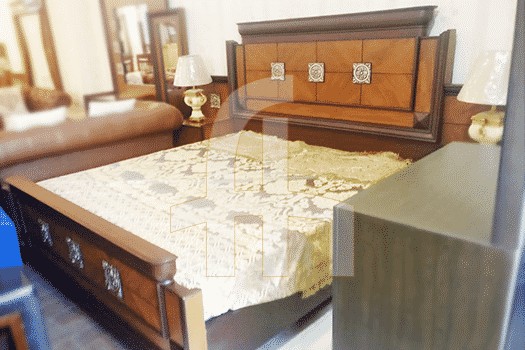 FH-5363 Wooden Bed With Warm Finish