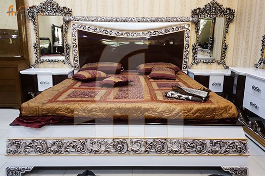 FH-5555 Bed With 2 Side Tables