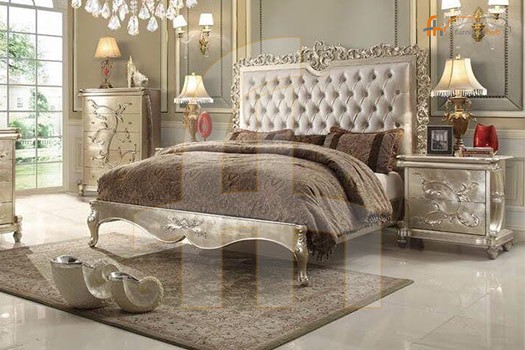 FH-5894 Traditional Bedroom Set | Metallic