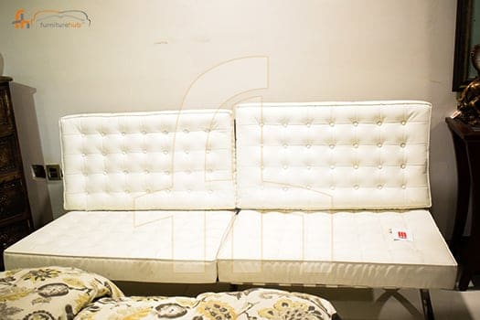 FH-5644 S-S White Sofa