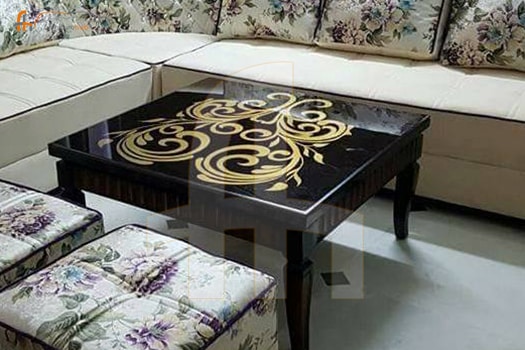 FH-5415 Mirror Top Coffee Table