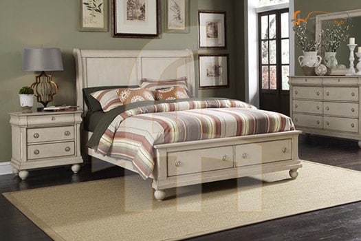 FH-5865 Oreana Sleigh Configurable Bed Set
