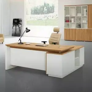 L-117 EXECUTIVE TABLE WITH SIDE CREDENZA