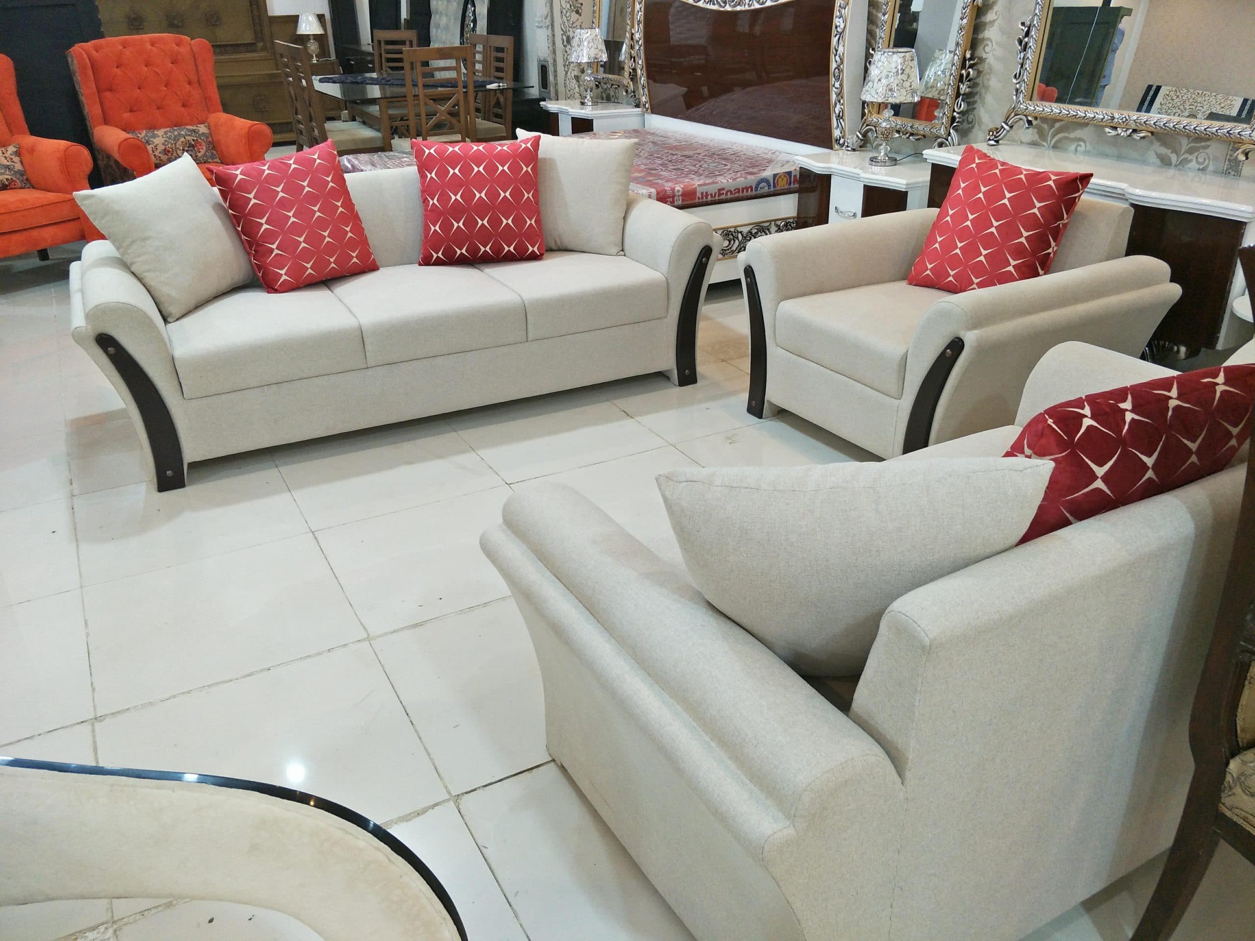 Buy FH-5239 Contemporary Sword Sofa Set Online at Discount Price in