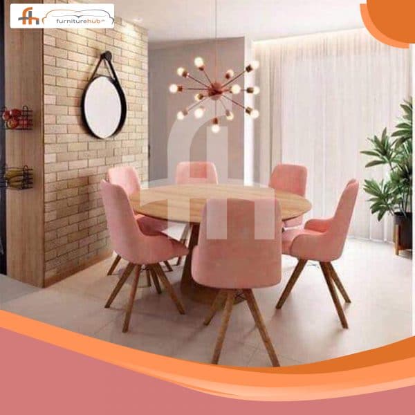 Round Dining Table And Chairs Avaialble On Sale At Furniturehub.Pk