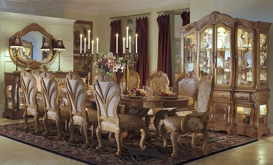 FH-1241 10 Chairs Dining Table