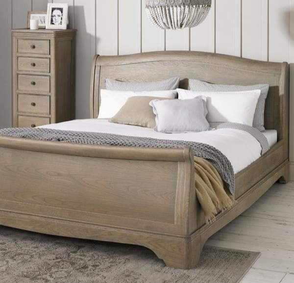 FH-1276 Contemporary Bed With Side Tables