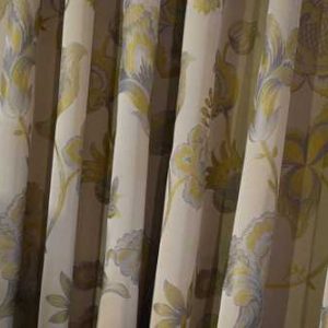 Yellow Flower Fabric Texture Design