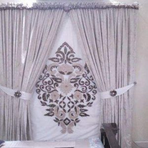 Luxury Designer Curtains In White Color Available On Sale At Furniturehub