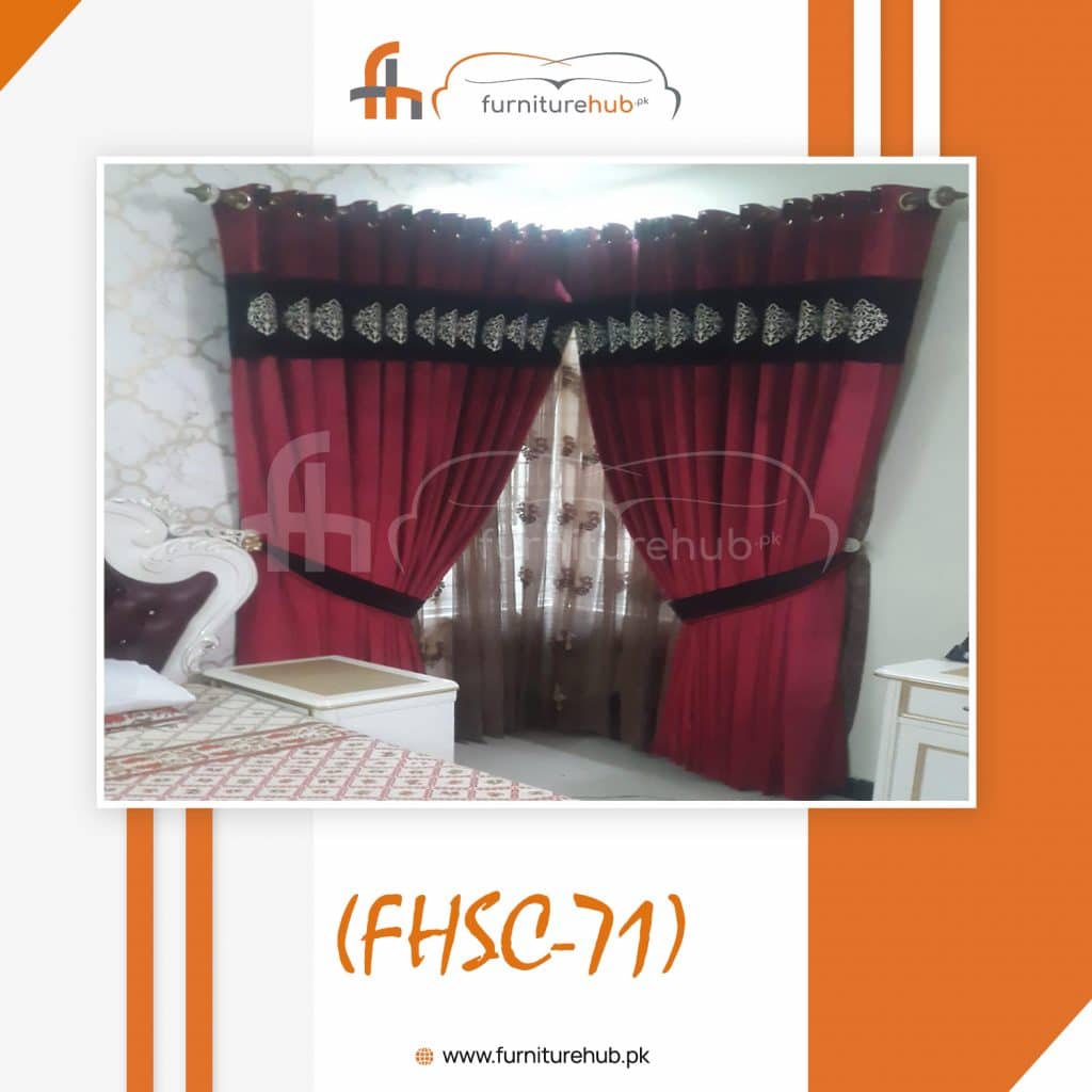 Eyelet Curtain Design Available On Sale At Furniturehub.Pk