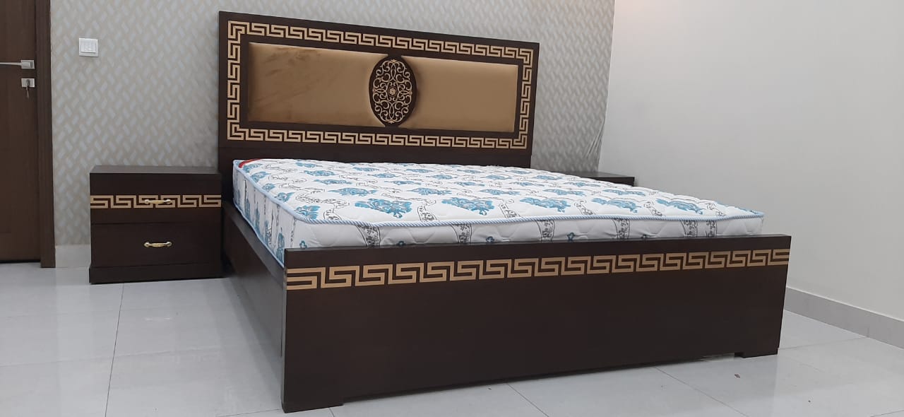 FH-1548 Turkish Style Bed With 2 Side Tables