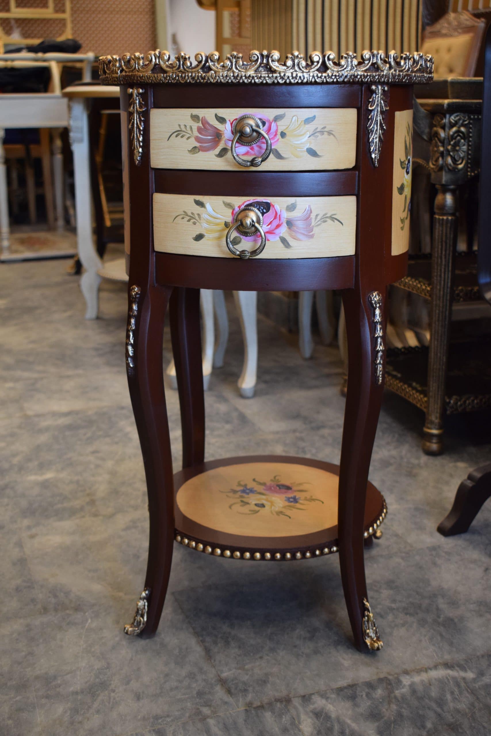 FH-1688 Hand Painted Corner Table Image