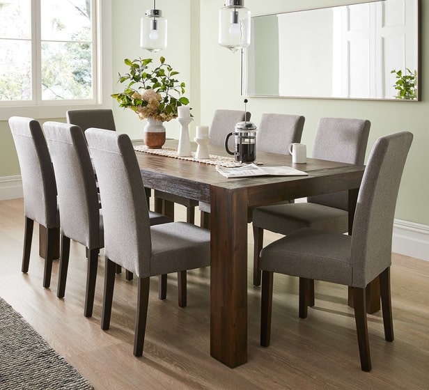 FH-1761 DINING TABLE 8 CHAIRS