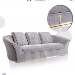 Sofa Design For Hall In Gray Color Available On Sale At Furniturehub.Pk