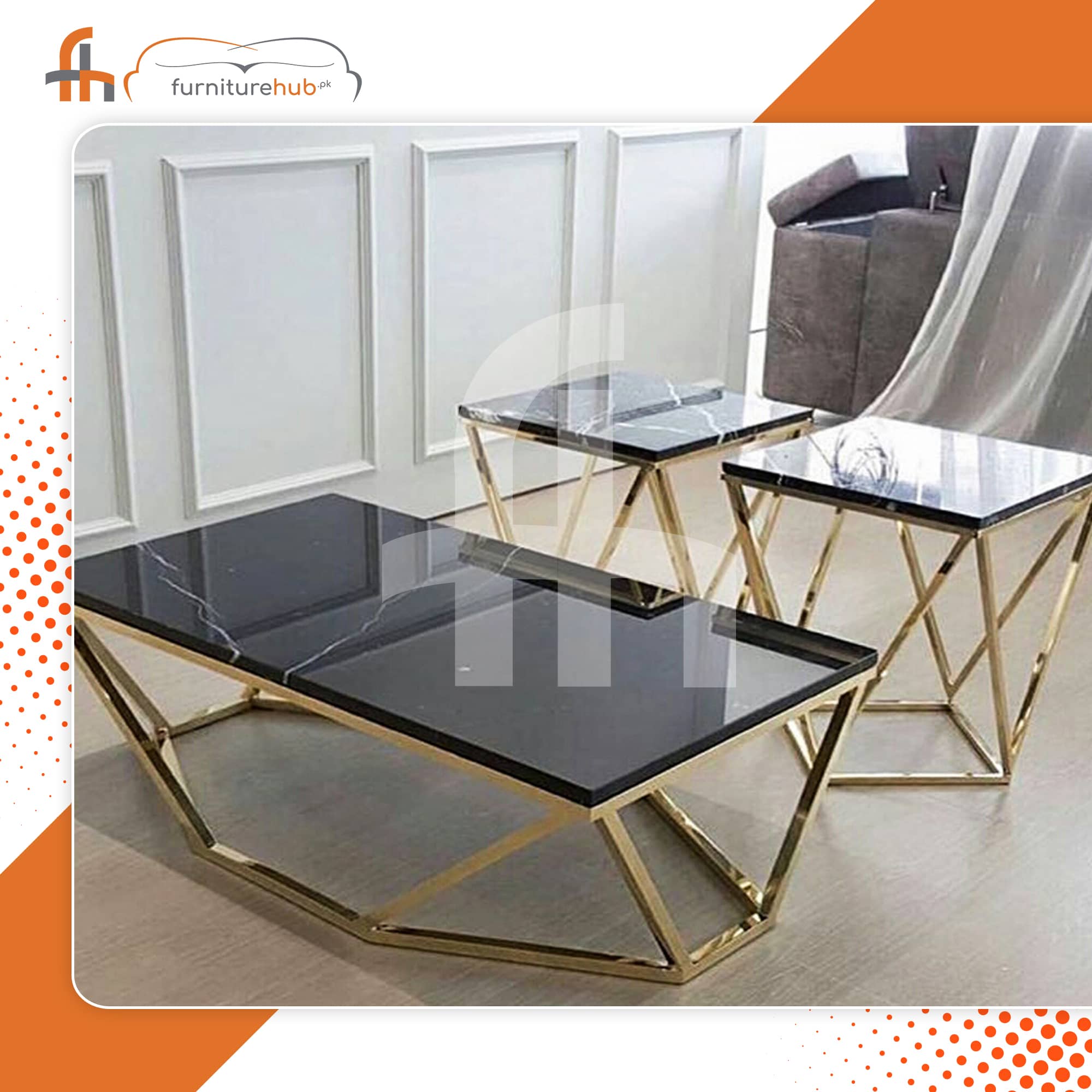 Table Top Glass Made Design (FH-1882)