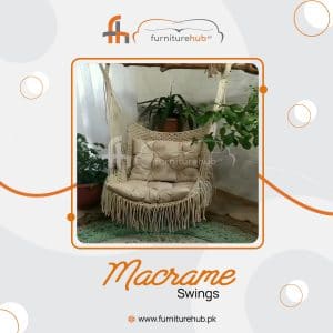 Porch Swings For Sale In Macrame Available On Sale At Furniturehub.Pk