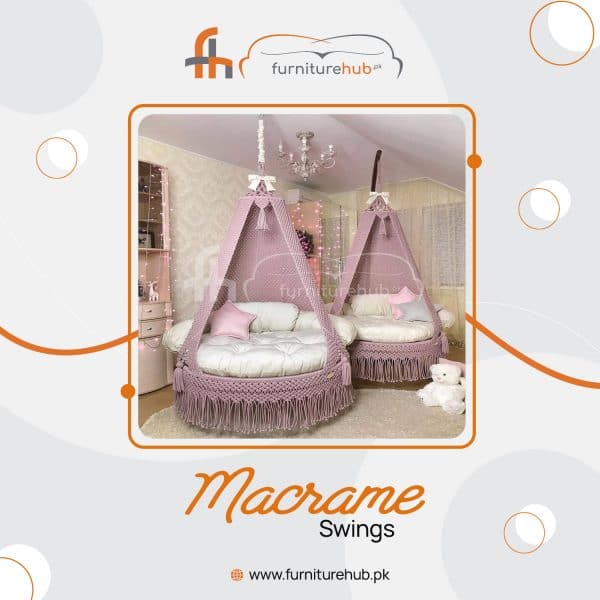 Porch Swings Near Me In Macrame Available On Sale At Furniturehub.Pk