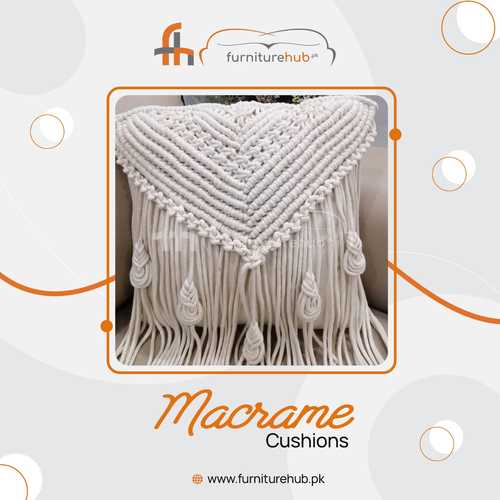 Lawn Chair Cushions In Macrame Available On Sale