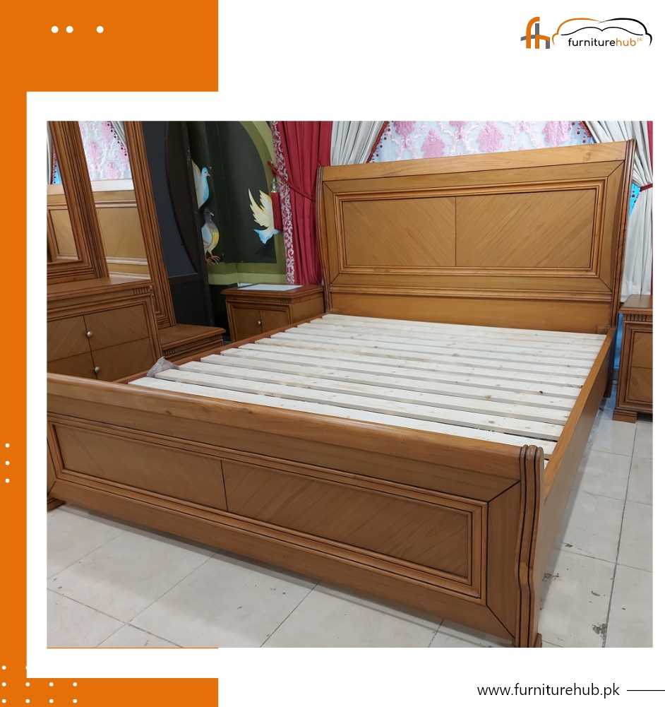 FH-3013 Walnut Slay Bed Set