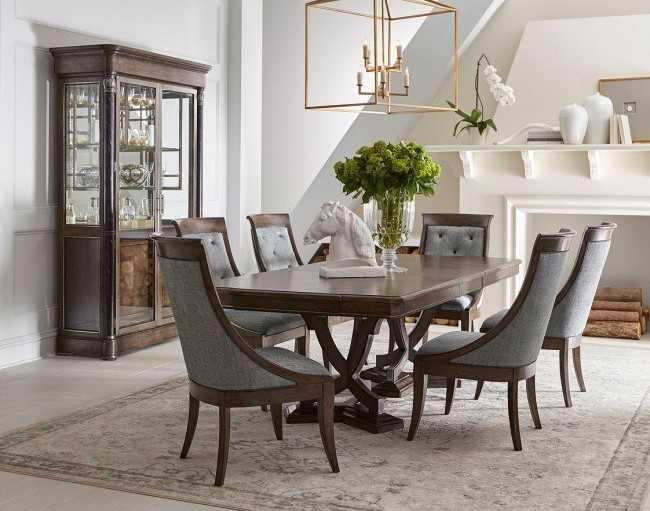 FH-7097 Dining with 6 Chairs