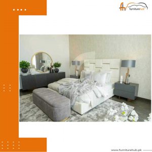 FH-7931 Chelsea King Size Wooden Bed Set