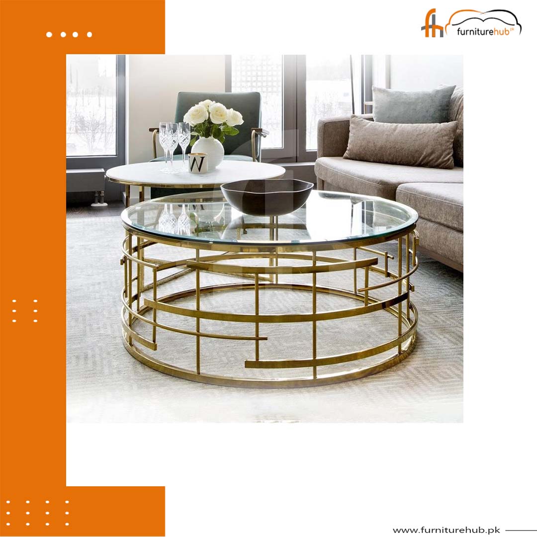 FH-8063 Olivia Brass Table